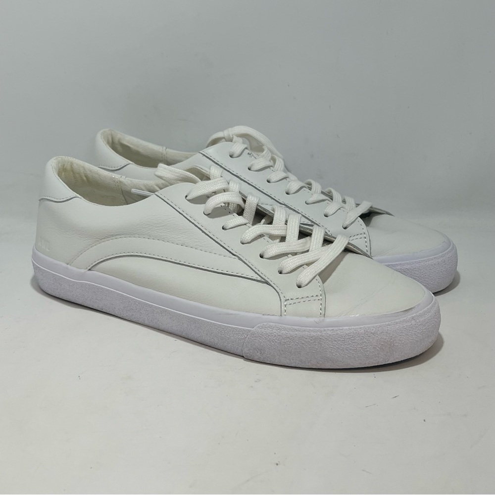 Madewell Sidewalk Low-Top Sneakers in Leather white womans US 10M Mens US 8.5